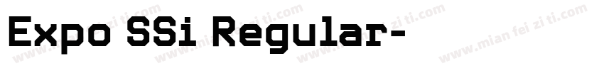 Expo SSi Regular字体转换